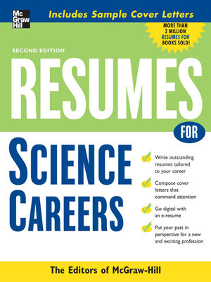 cover image of Resumes for Science Careers